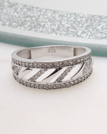 INELE ARGINT - Inel argint si cubic zirconia, gr2.6
