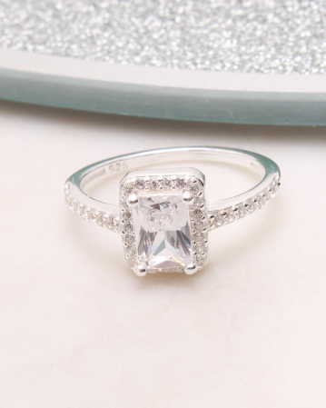 INELE ARGINT - Inel argint si cubic zirconia, gr2.6