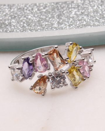 INELE ARGINT - Inel argint si cubic zirconia, gr2.6