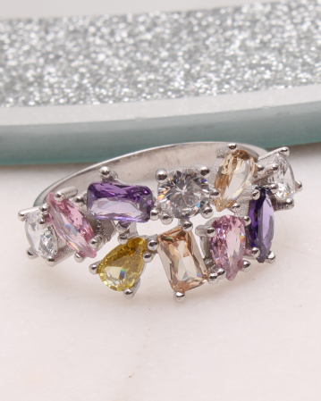 INELE ARGINT - Inel argint si cubic zirconia, gr2.6