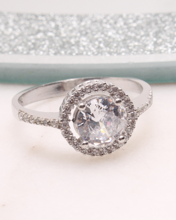 INELE ARGINT - Inel argint si cubic zirconia, gr2.7