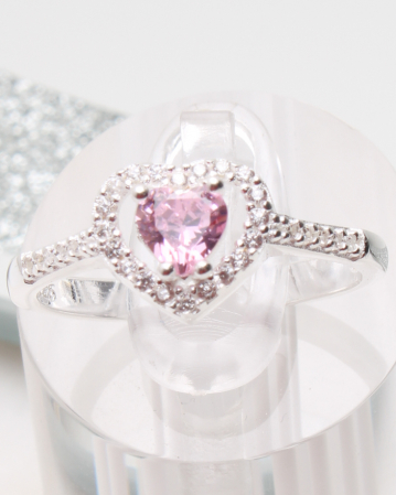 marimea 59 - Inel argint si cubic zirconia, gr2.8