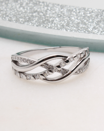 INELE ARGINT - Inel argint si cubic zirconia, gr2.8