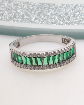 INELE ARGINT - Inel argint si cubic zirconia, gr2.8