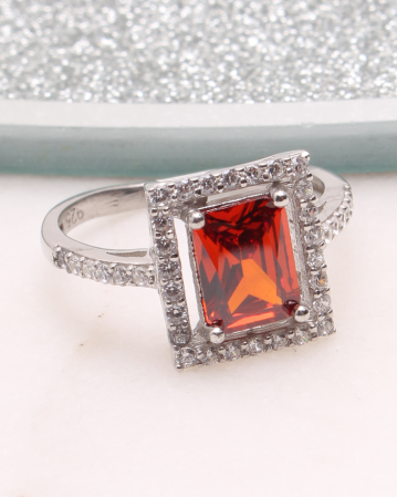 INELE ARGINT - Inel argint si cubic zirconia, gr2.8