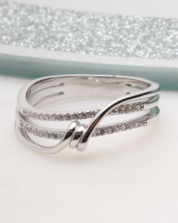 INELE ARGINT - Inel argint si cubic zirconia, gr2.8