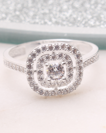 CATEGORII - Inel argint si cubic zirconia, gr2