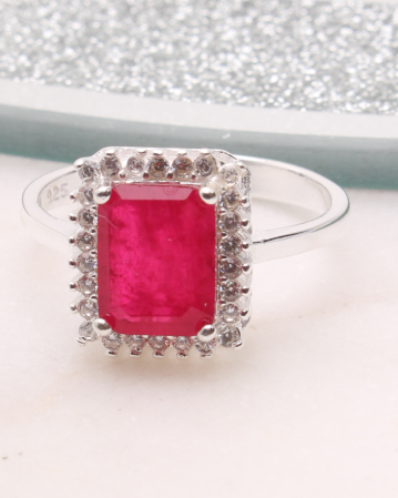 INELE ARGINT - Inel argint si cubic zirconia, gr3