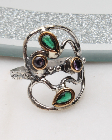 marimea 58 - Inel argint si cubic zirconia, gr3.7