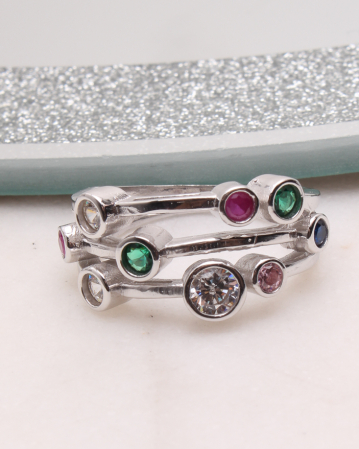 INELE ARGINT - Inel argint si cubic zirconia, gr5.6