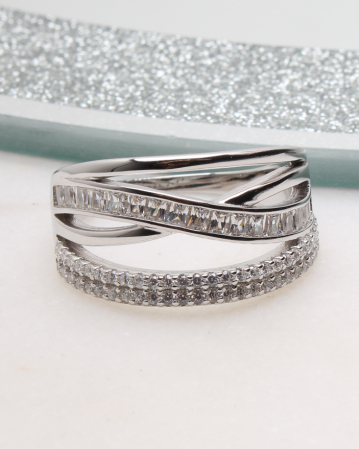 INELE ARGINT - Inel argint si cubic zirconia, gr5