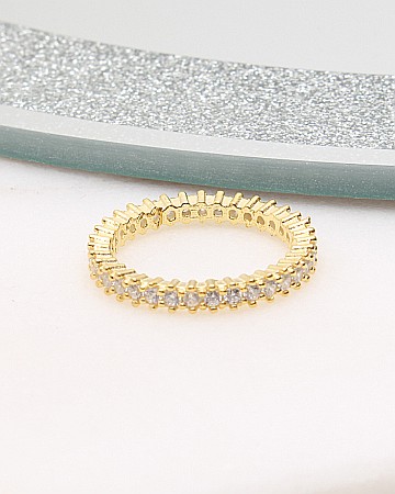 Inele din argint si cubic zirconia - Inel argint tennis cod 1-50100, gr2