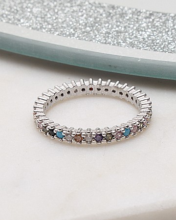 Inele din argint si cubic zirconia - Inel argint tennis cod 1-50815, gr2.1