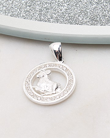 Pandantive din argint si cubic zirconia - Pandantiv argint berbec cod 6-51013. gr2.3