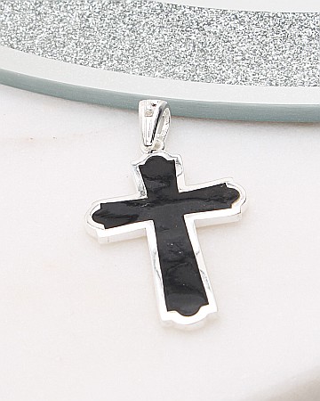 CRUCIULITE SI ICONITE ARGINT - Pandantiv argint cruciulita sfintita cod 6-50307. gr4.4