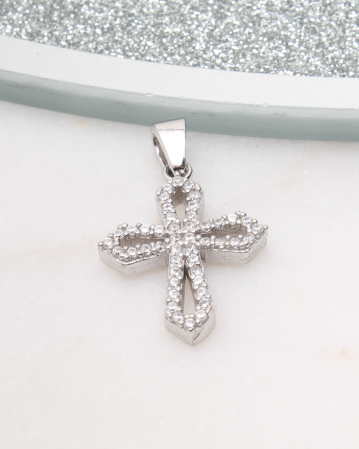 CRUCIULITE SI ICONITE ARGINT - Pandantiv argint cruciulita sfintita. gr1.7