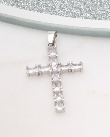 CRUCIULITE SI ICONITE ARGINT - Pandantiv argint cruciulita sfintita. gr2.1