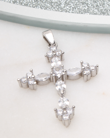 CRUCIULITE SI ICONITE ARGINT - Pandantiv argint cruciulita sfintita. gr3.1