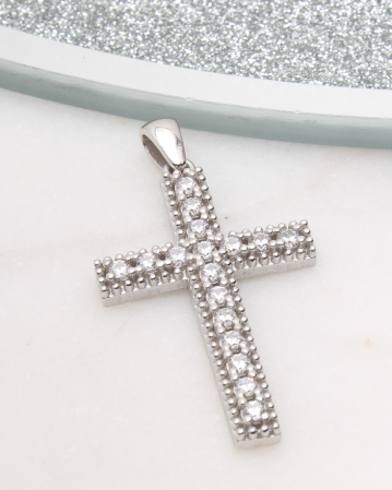 CRUCIULITE SI ICONITE ARGINT - Pandantiv argint cruciulita sfintita. gr3.7