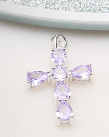 CRUCIULITE SI ICONITE ARGINT - Pandantiv argint cruciulita sfintita. gr3.7