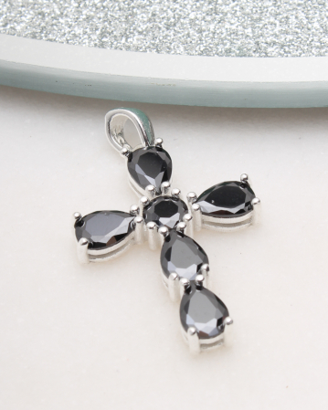 CRUCIULITE SI ICONITE ARGINT - Pandantiv argint cruciulita sfintita. gr3.7