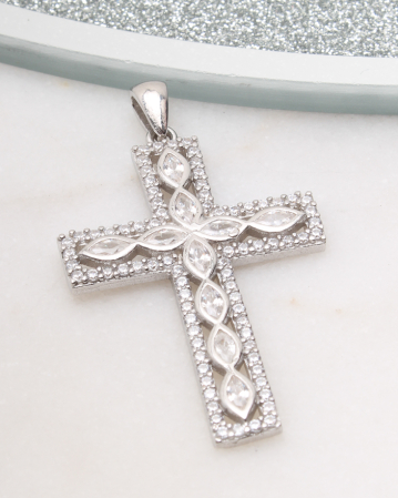 CATEGORII - Pandantiv argint cruciulita sfintita. gr4.4