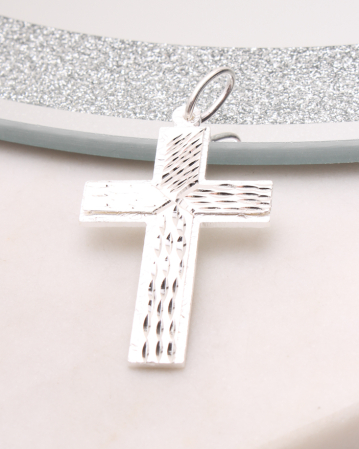 PANDANTIVE ARGINT - Pandantiv argint cruciulita sfintita, gr6.4