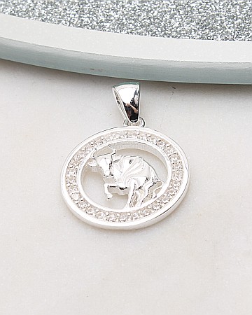 PANDANTIVE ARGINT - Pandantiv argint taur cod 6-51003. gr2.3