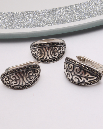SETURI ARGINT - Set argint cu marcasite, gr10.6