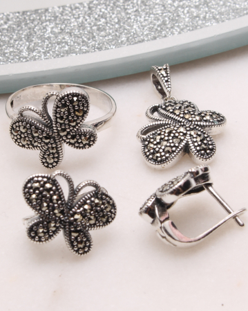 CATEGORII - Set argint cu marcasite, gr10.9