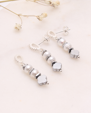 SETURI ARGINT - Set argint cu perle, gr3.9