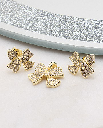 Seturi din argint si cubic zirconia - Set argint fundita cod 3-50873, gr3.9