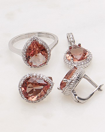 marimea 58 - Set argint si cubic zirconia cod 3-48233, gr12.2