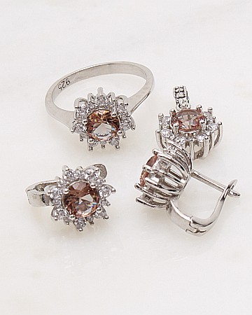 REDUCERI - Set argint si cubic zirconia cod 3-48236, gr9.4