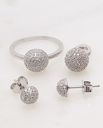 Seturi din argint si cubic zirconia - Set argint si cubic zirconia cod 3-48310, gr6.8
