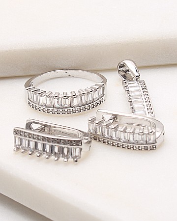 marimea 59 - Set argint si cubic zirconia cod 3-49549, gr8.3