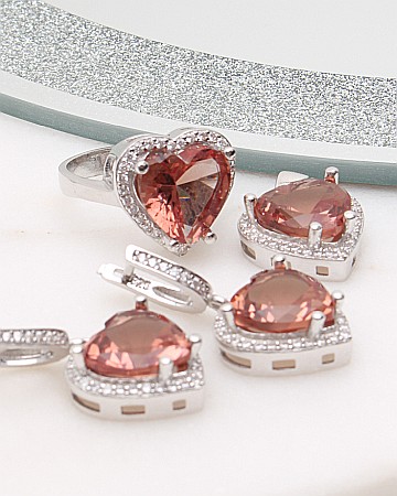 marimea 57 - Set argint si cubic zirconia cod 3-50189, gr17.5