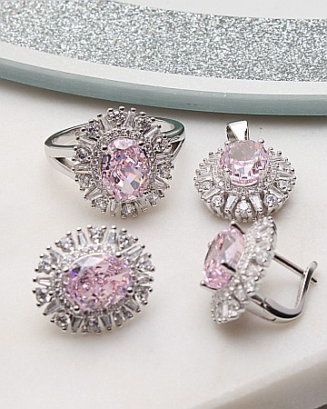 marimea 58 - Set argint si cubic zirconia cod 3-50904, gr14.1