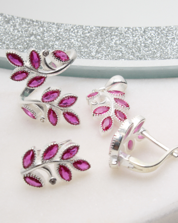 SETURI ARGINT - Set argint si cubic zirconia, gr11.1