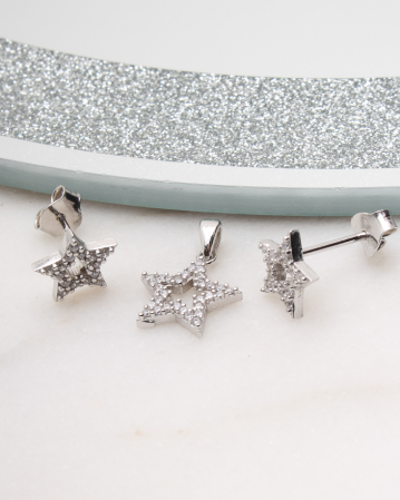 SETURI ARGINT - Set argint si cubic zirconia, gr2.2