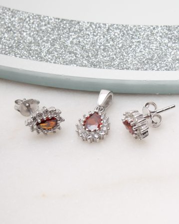 SETURI ARGINT - Set argint si cubic zirconia, gr2.3