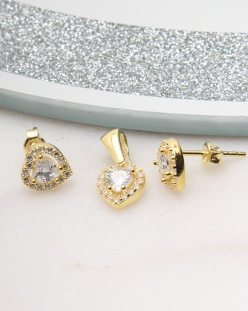 SETURI ARGINT - Set argint si cubic zirconia, gr2
