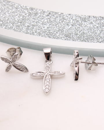 CATEGORII - Set argint si cubic zirconia, gr2.4