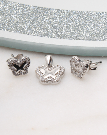 SETURI ARGINT - Set argint si cubic zirconia, gr2.4