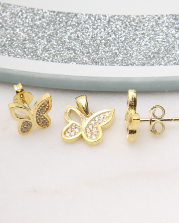 SETURI ARGINT - Set argint si cubic zirconia, gr2.5