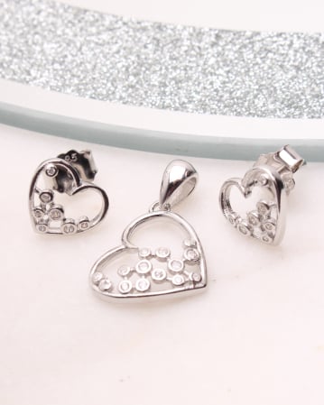 CATEGORII - Set argint si cubic zirconia, gr2.7
