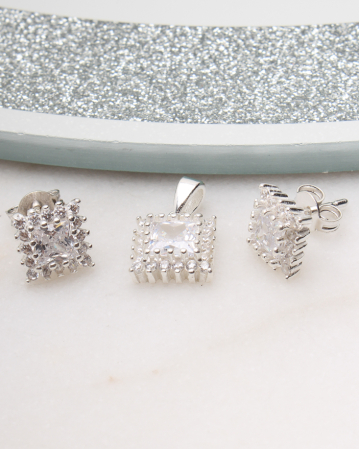 SETURI ARGINT - Set argint si cubic zirconia, gr2.7
