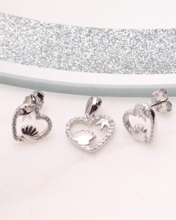 CATEGORII - Set argint si cubic zirconia, gr2