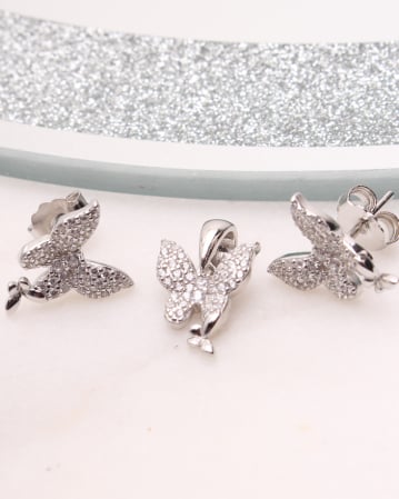 CATEGORII - Set argint si cubic zirconia, gr2.9