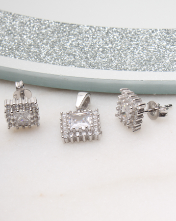 SETURI ARGINT - Set argint si cubic zirconia, gr2.9
